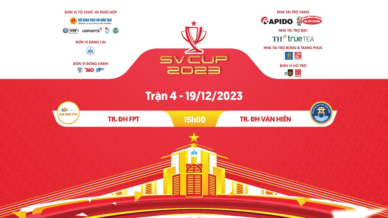 TRỰC TIẾP | Tr ĐH FPT - Tr. ĐH Văn Hiến | Vòng bảng Chung kết SV Cup 2023