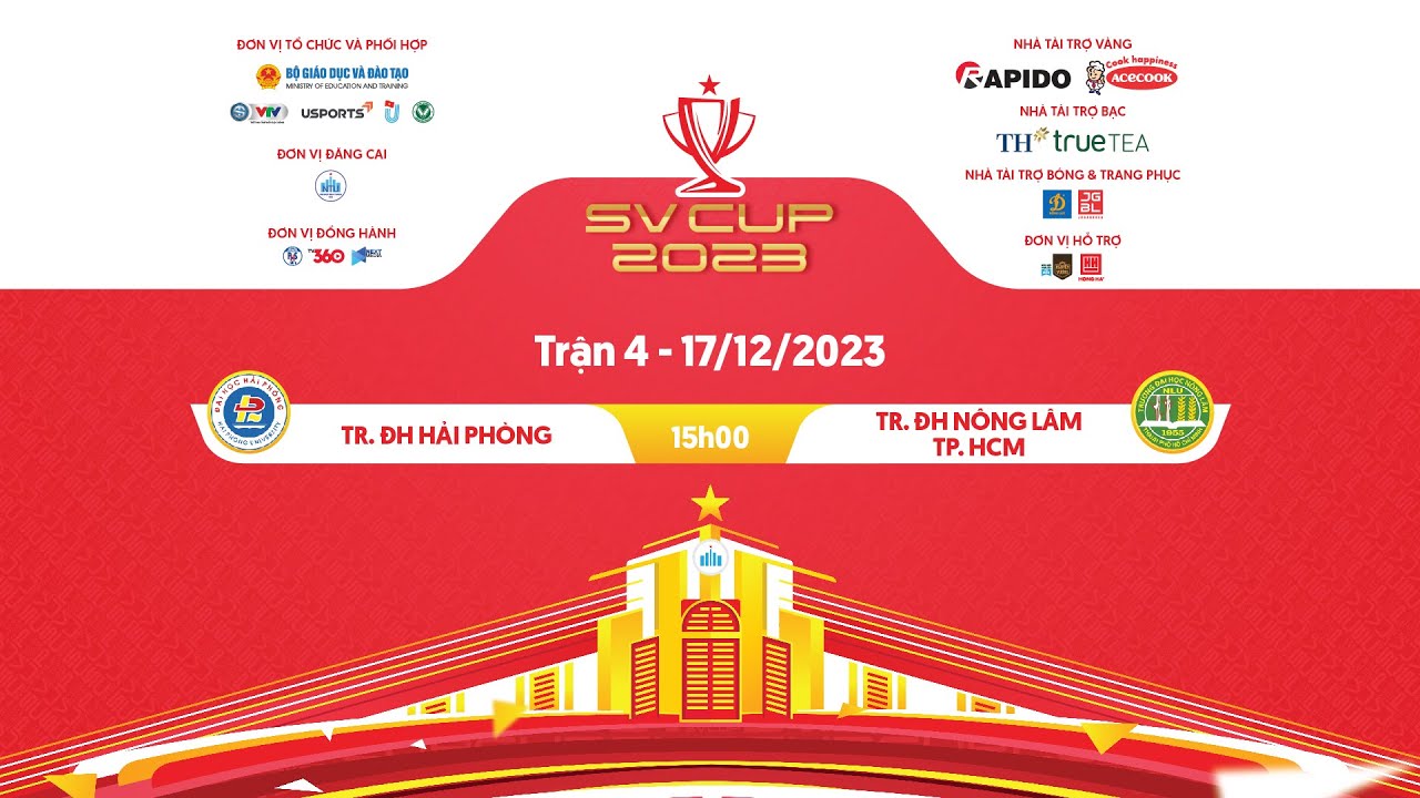 TRỰC TIẾP | Tr. ĐH Sư Phạm Hà Nội - Tr. ĐH Khoa Học ĐH Thái Nguyên | Vòng bảng Chung kết SV Cup 2023