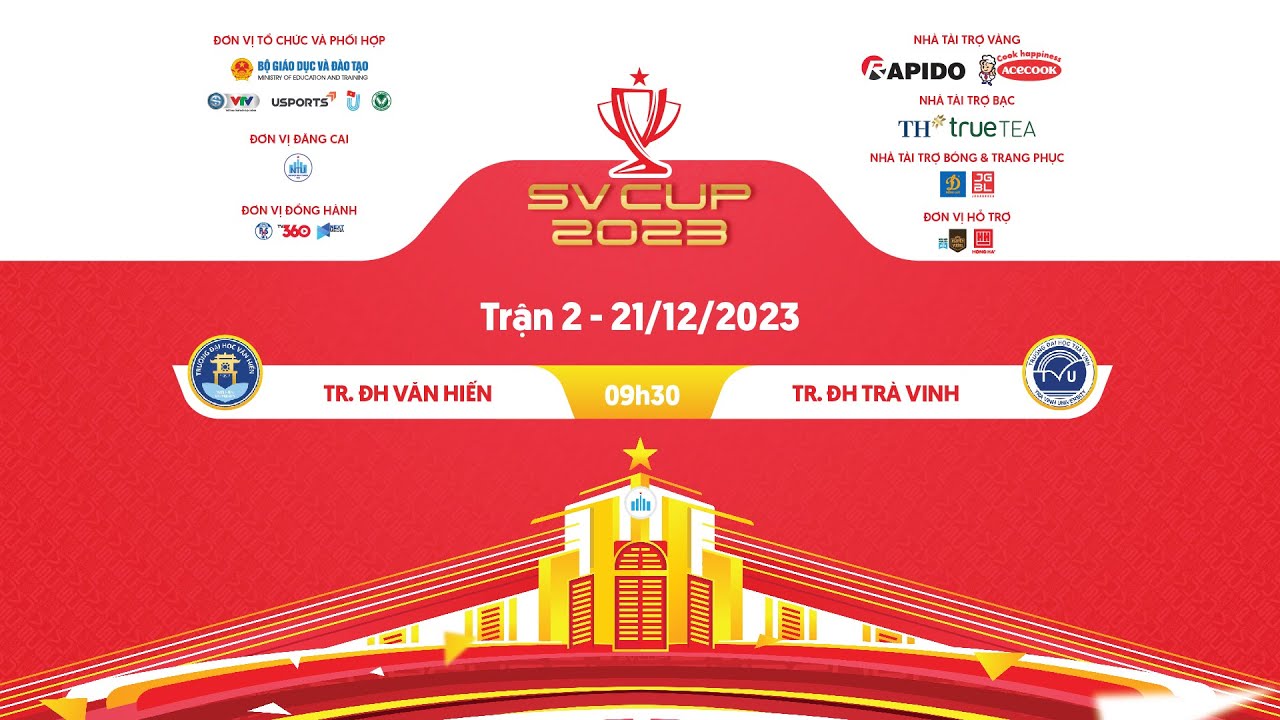 TRỰC TIẾP | Tr. ĐH Văn Hiến - Tr ĐH Trà Vinh | Vòng bảng Chung kết SV Cup 2023