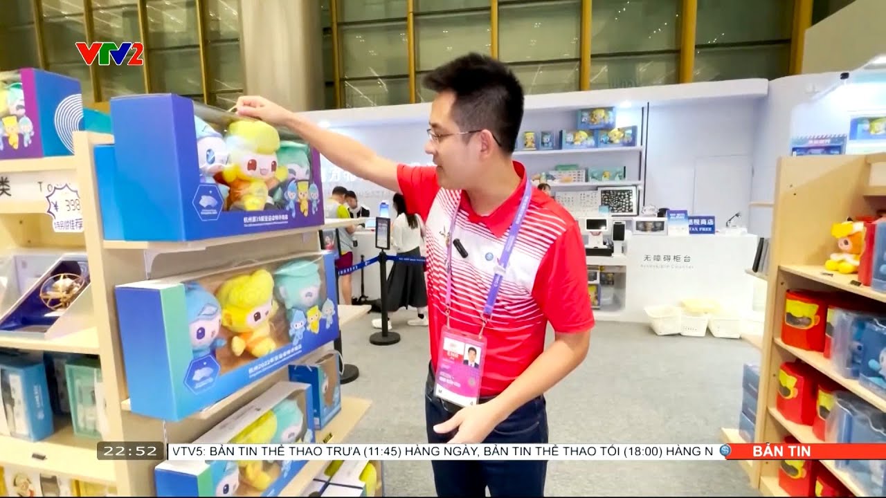 ASIAD 19 | Quầy lưu niệm đắt khách của Á vận hội; Trải nghiệm nghệ thuật truyền thống nước chủ nhà