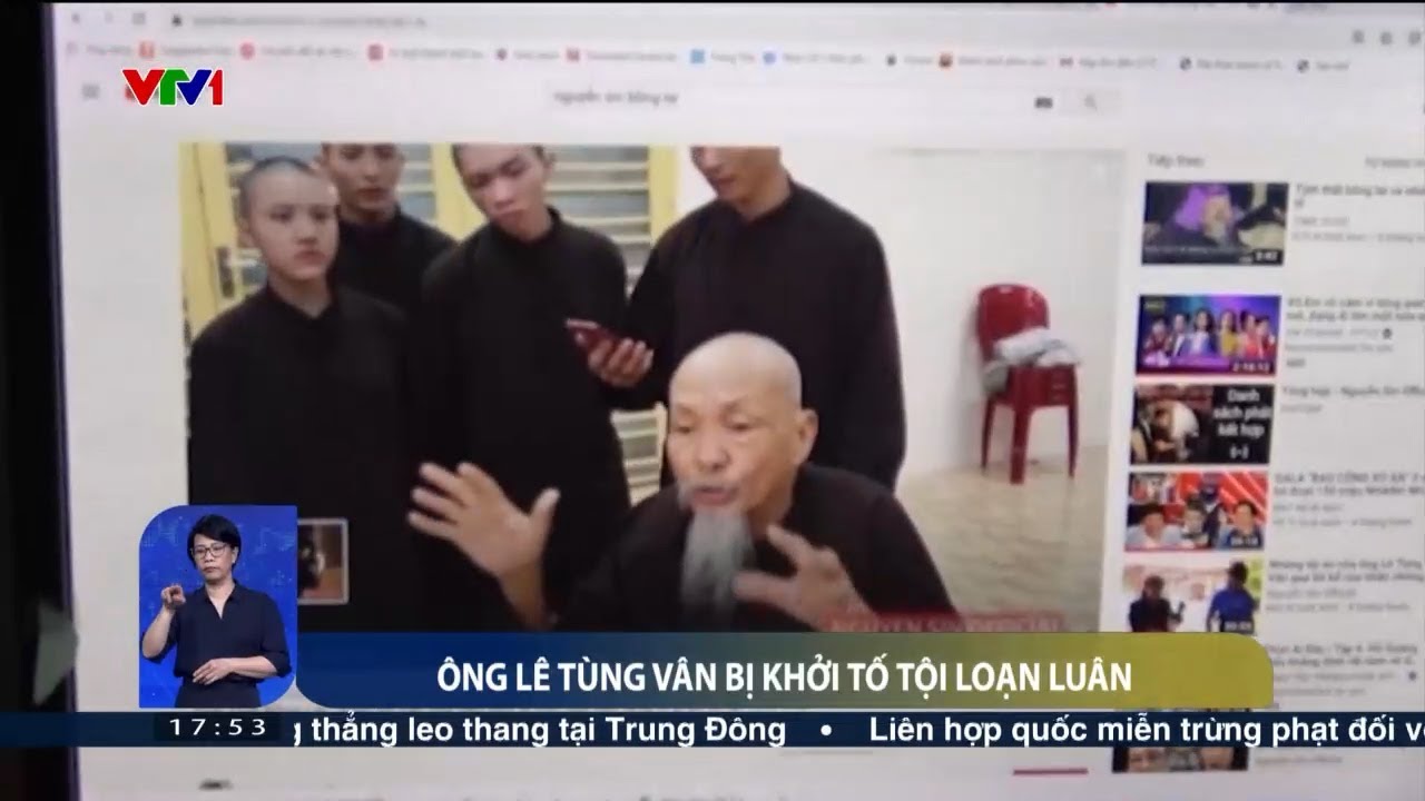 Vụ Tịnh Thất Bồng Lai: Ông Lê Tùng Vân bị khởi tố tội loạn luân | VTV24