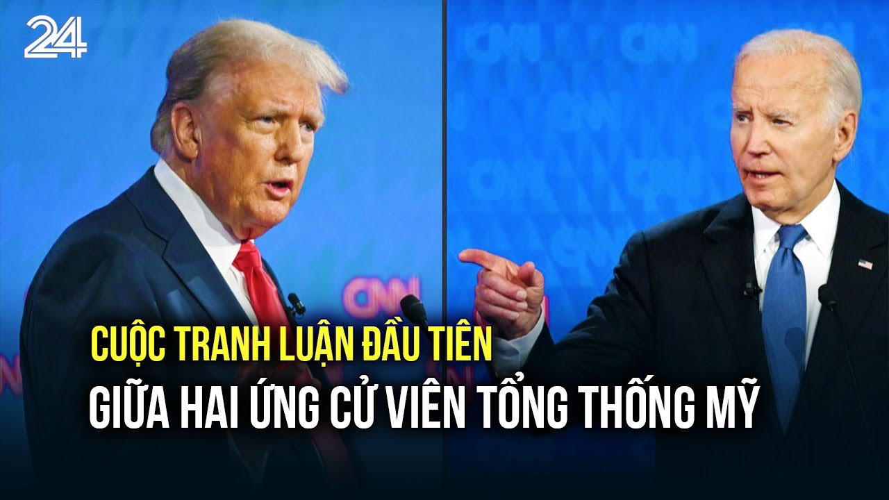 Cuộc tranh luận đầu tiên giữa hai ứng cử viên Tổng thống Mỹ | VTV24