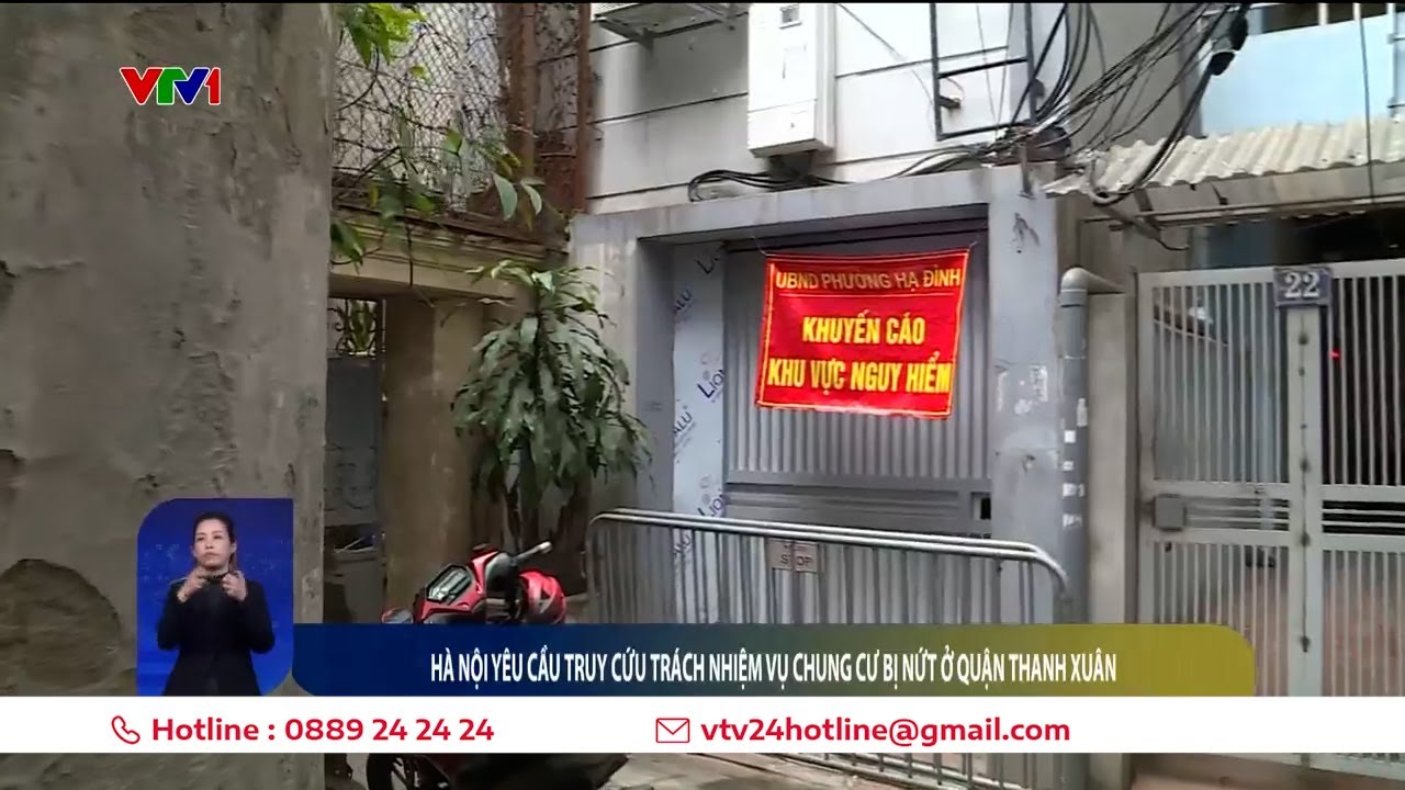 Hà Nội truy trách nhiệm vụ chung cư mini bị nứt toác tại quận Thanh Xuân | VTV24