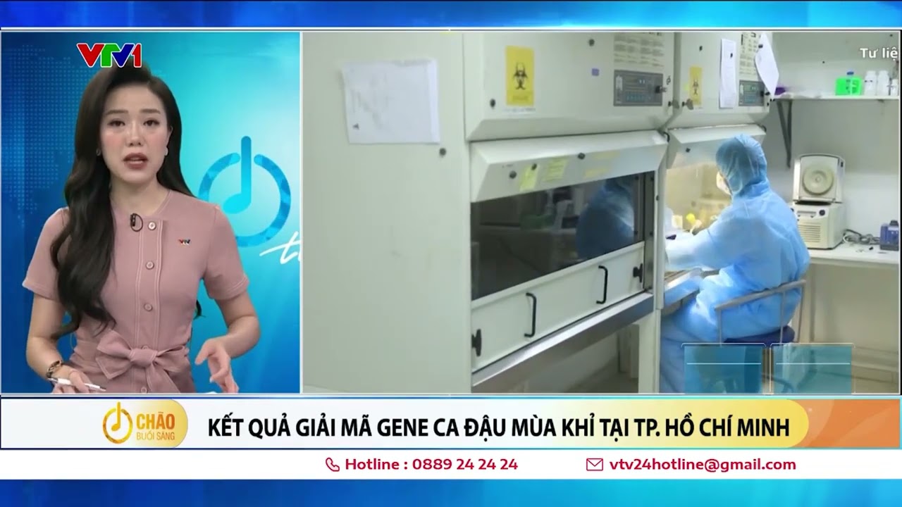 Kết quả giải mã gen của ca bệnh mắc đậu mùa khỉ đầu tiên tại Tp.Hồ Chí Minh| VTV24