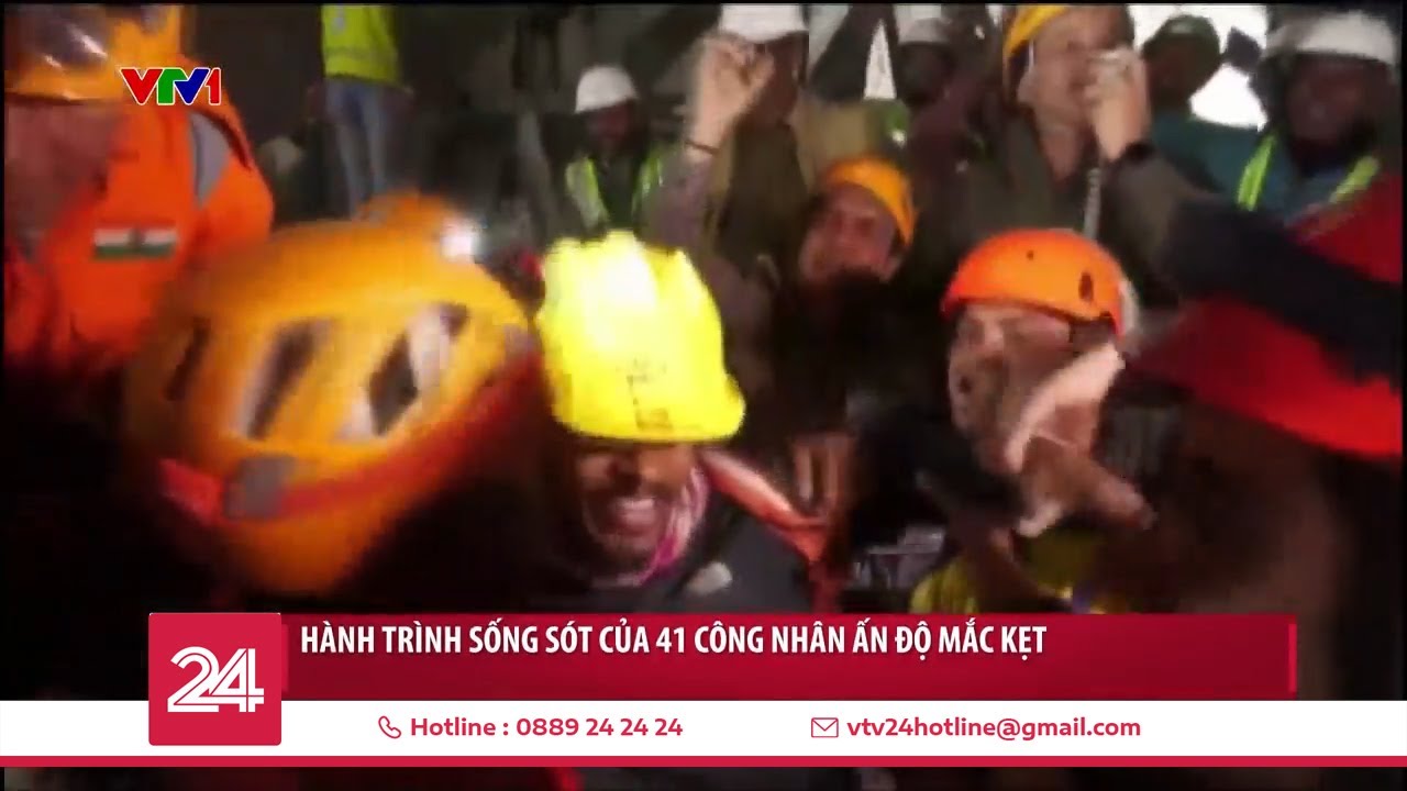 Hành trình sống sót của 41 công nhân Ấn Độ bị mắc kẹt | VTV24