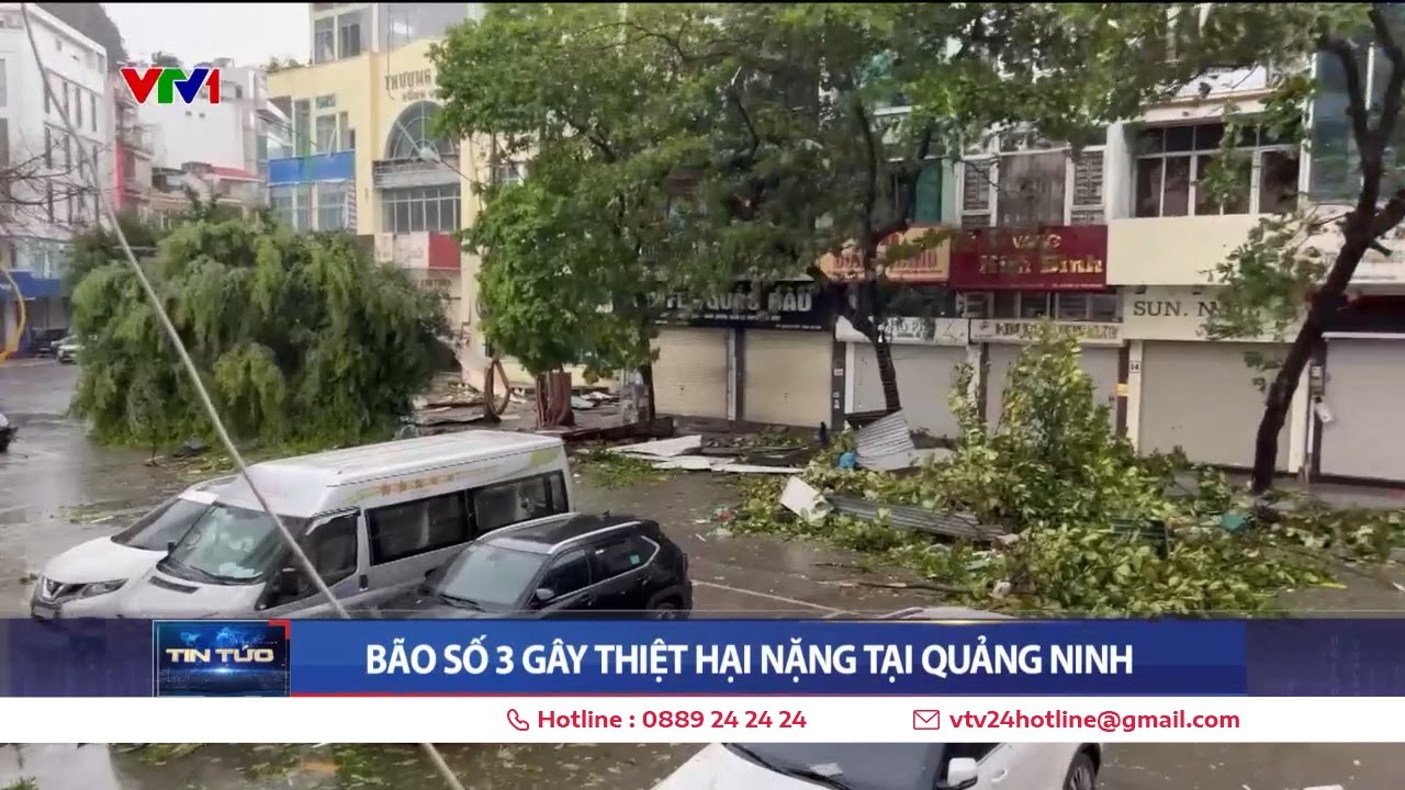 Tin bão 15h ngày 7/9: Bão số 3 càn quét Quảng Ninh - Hải Phòng: Ghi nhận những thiệt hại ban đầu