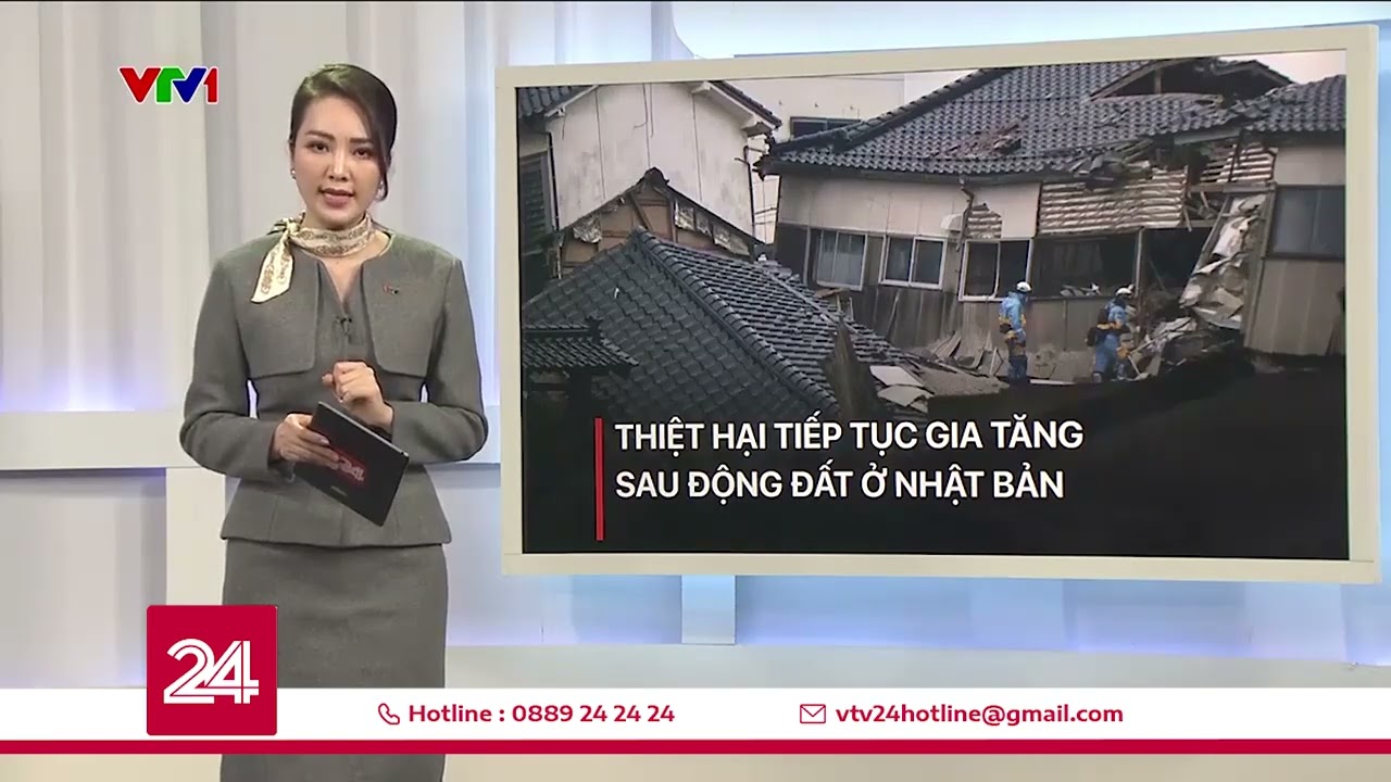 Nhật Bản chạy đua với thời gian để giải cứu những người dưới đống đổ nát | VTV24