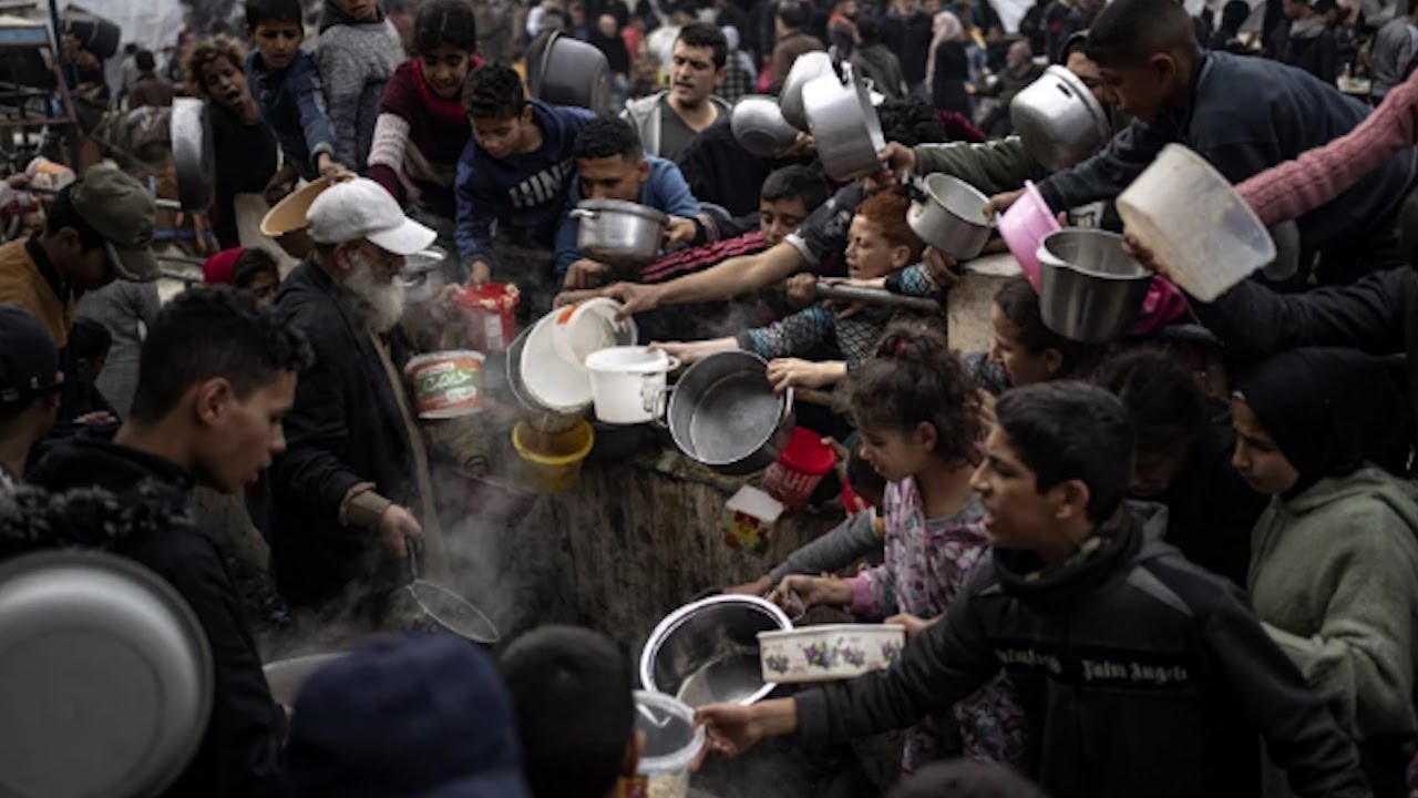 Nạn đói ở Dải Gaza: Người dân tuyệt vọng đến nỗi phải ăn cả cám của động vật | VTV24