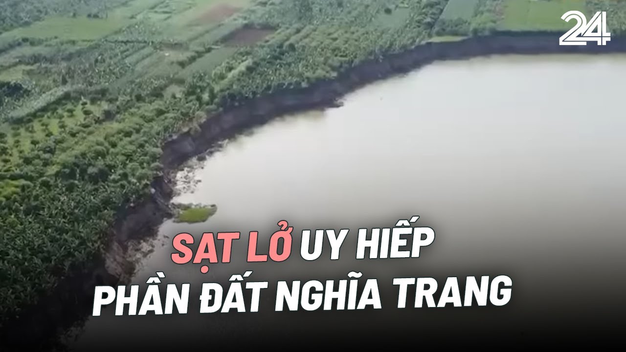 Sạt lở uy hiếp nghĩa trang | VTV24