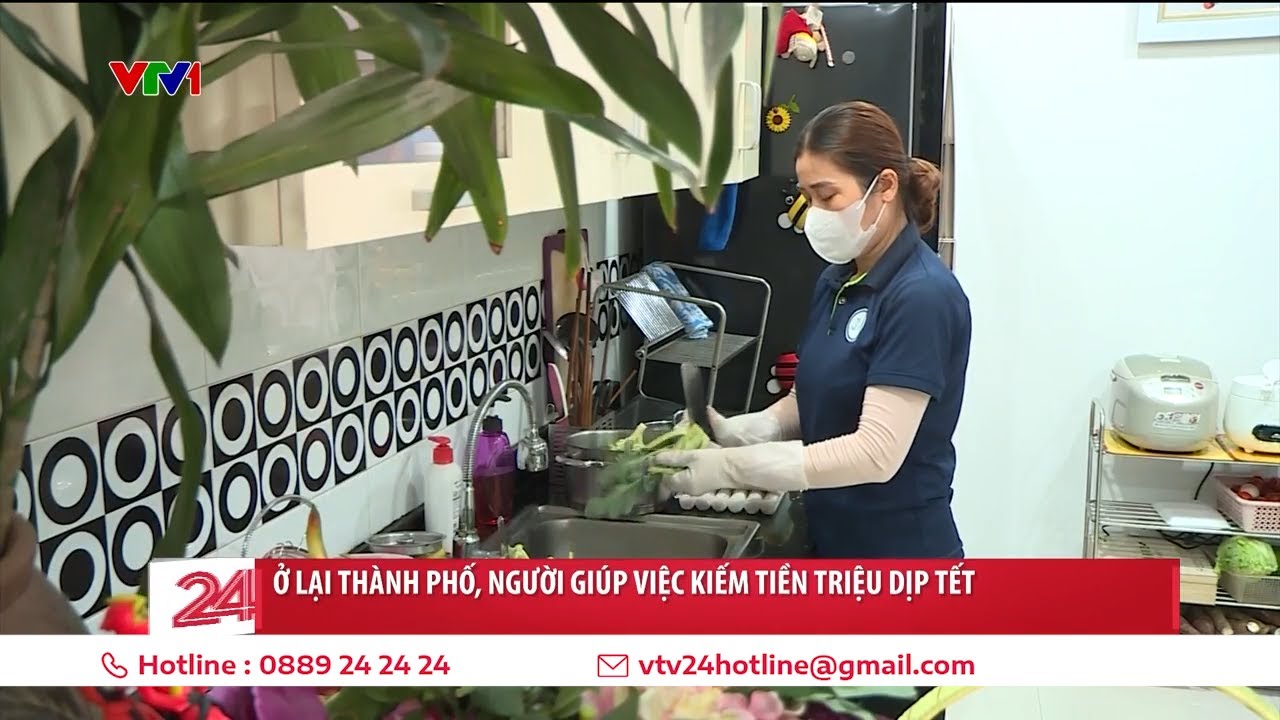 Ở lại thành phố, người giúp việc kiếm tiền triệu dịp Tết | VTV24