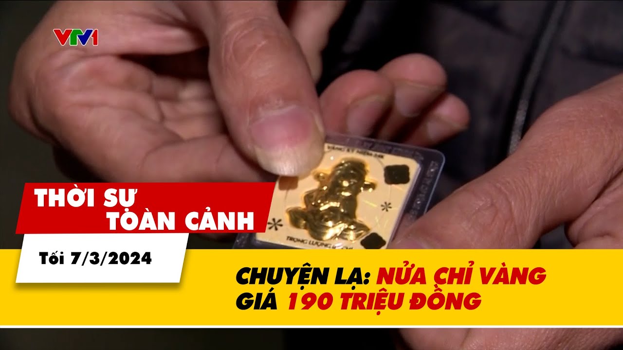 Thời sự Toàn cảnh 10/3: Chuyện lạ: nửa chỉ vàng giá 190 triệu? | VTV24