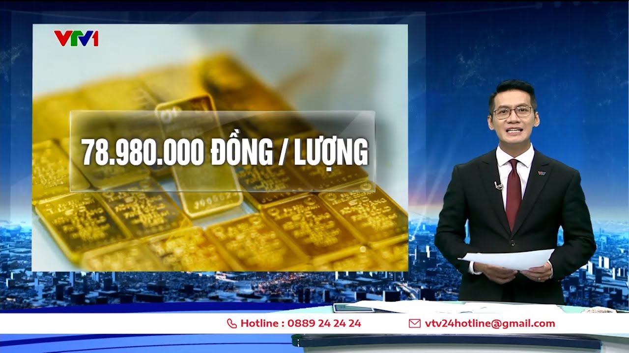 Ngân hàng Nhà nước công bố giá bán vàng miếng trực tiếp là 78,98 triệu đồng/lượng | VTV24