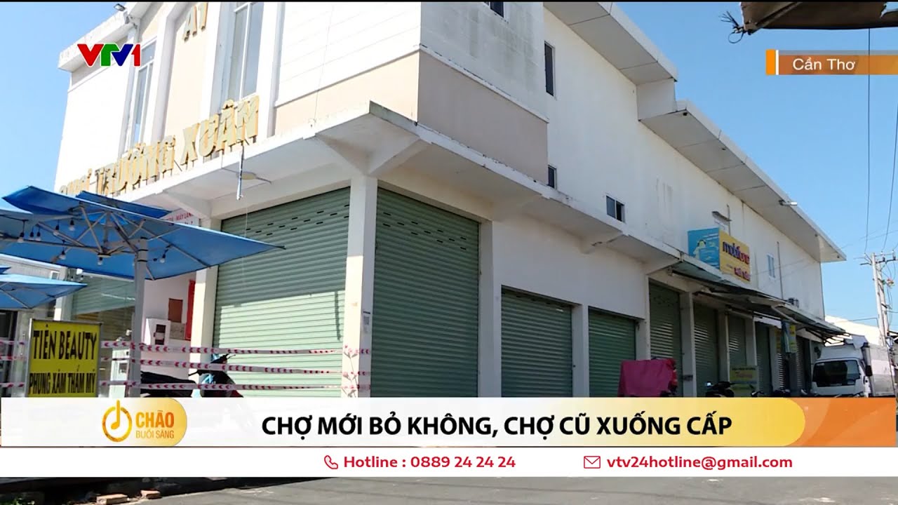 Nghịch lý chợ mới bỏ không, chợ cũ xuống cấp | VTV24