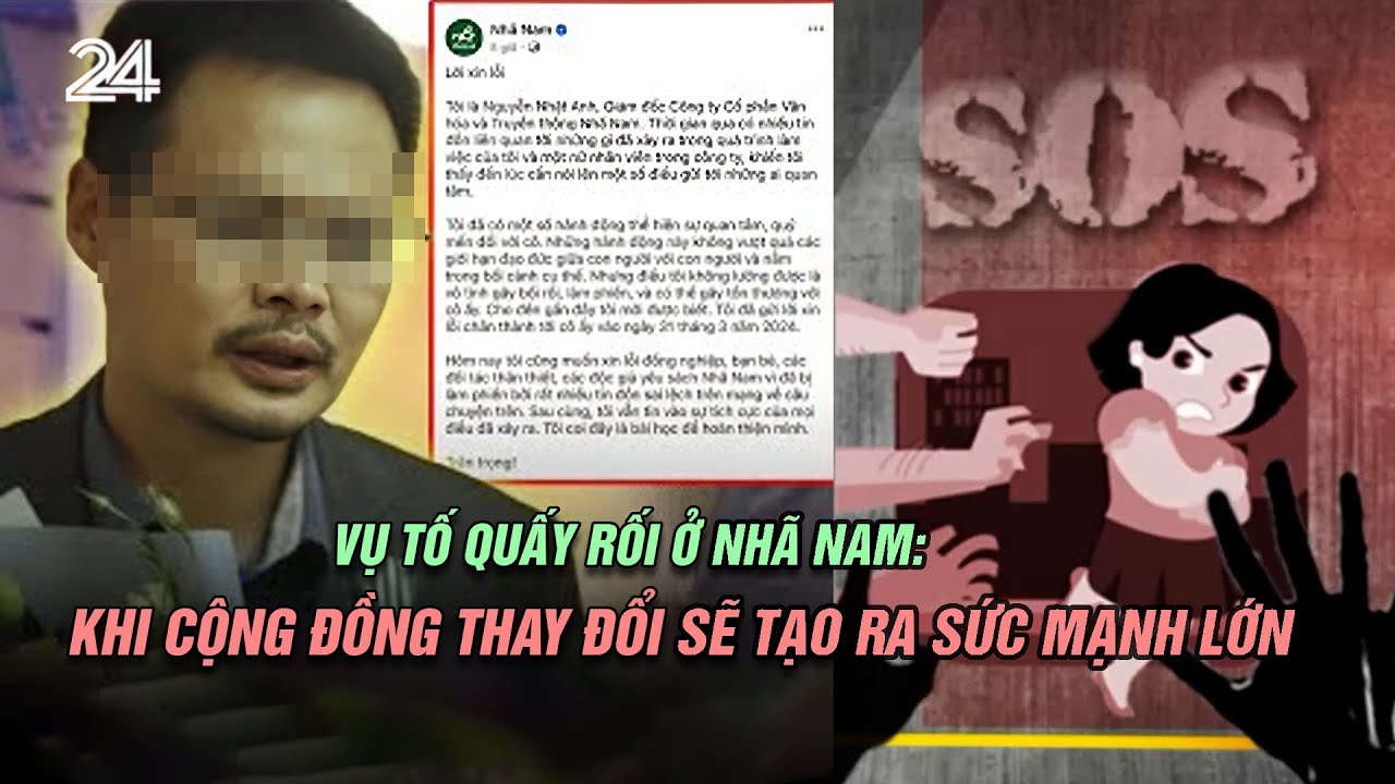 Vụ tố quấy rối ở Nhã Nam: Khi cộng đồng thay đổi sẽ tạo ra sức mạnh lớn | VTV24