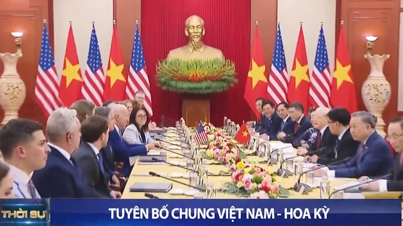 Tuyên bố chung về nâng cấp quan hệ Việt Nam -  Hoa Kỳ lên Đối tác Chiến lược Toàn diện | VTV24