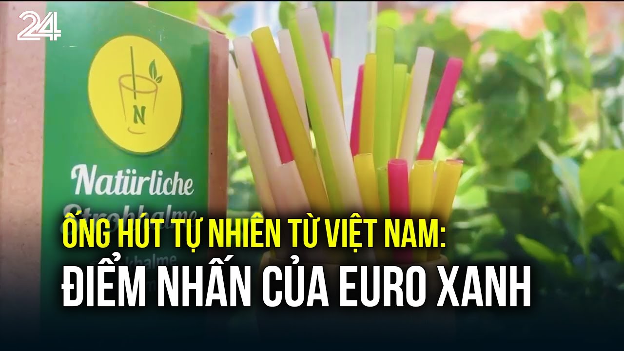 Ống hút tự nhiên từ Việt Nam: Điểm nhấn của Euro xanh | VTV24