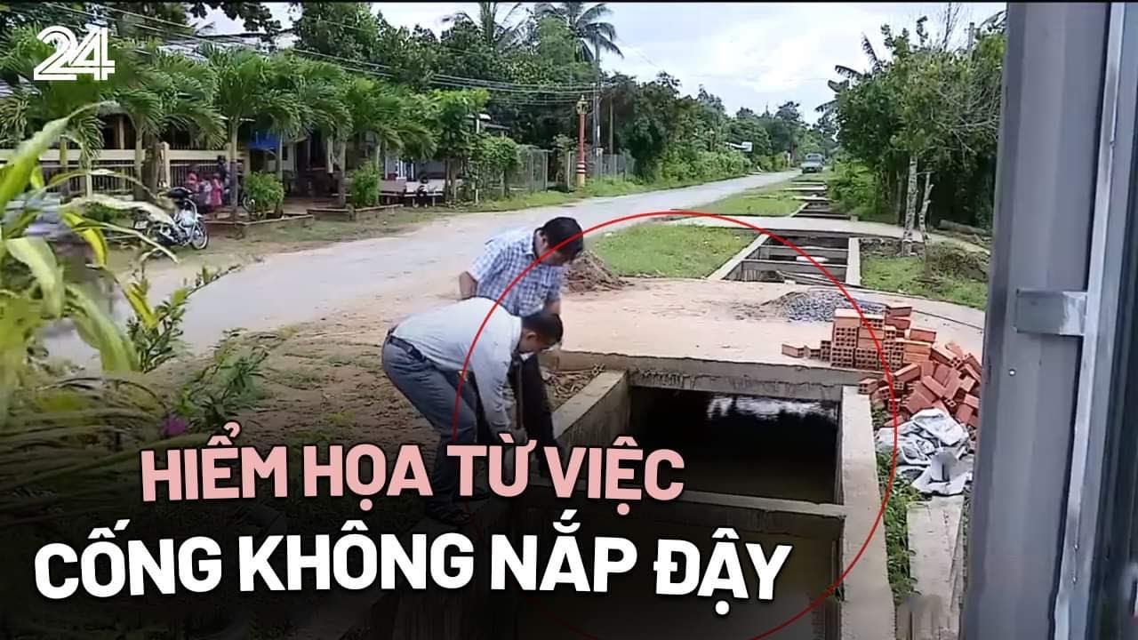 Hiểm họa từ cống không nắp đậy | VTV24