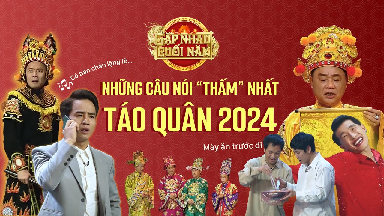 Những câu nói "thấm" nhất Táo Quân 2024 | Gặp nhau cuối năm 2024 | VTV24