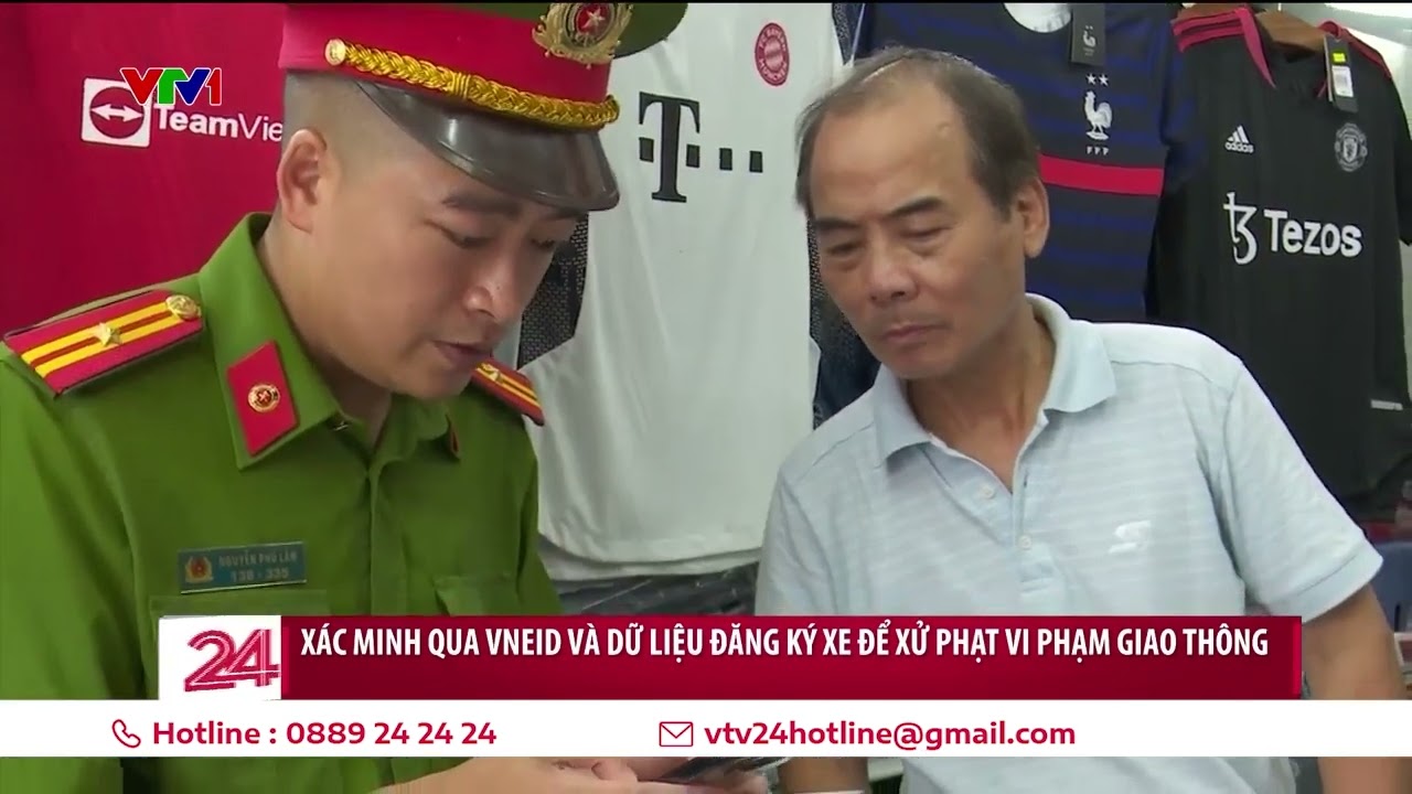 Hà Nội sẽ xác minh qua VNeID để xử phạt vi phạm giao thông | VTV24