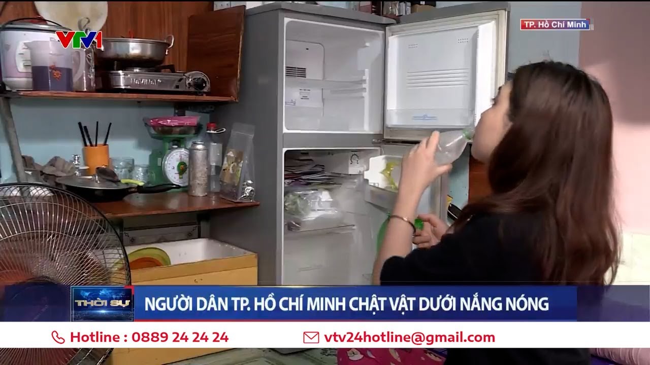 Người dân TP. Hồ Chí Minh chật vật chống chọi dưới nắng nóng | VTV24