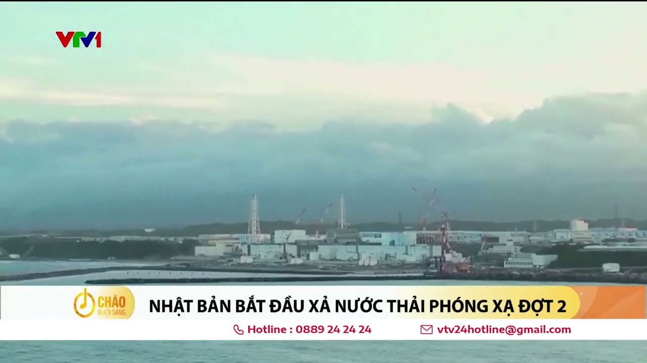 Nhật Bản bắt đầu đợt 2 xả nước thải phóng xạ nhà máy Fukushima | VTV24