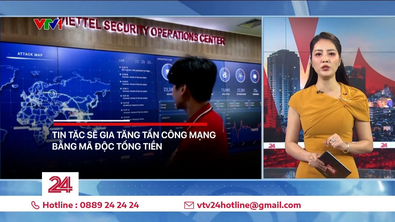 Tin tặc sẽ gia tăng tấn công mạng bằng mã độc tống tiền | VTV24