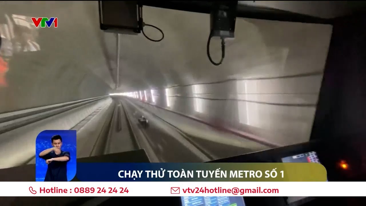 Cận cảnh chạy thử toàn tuyến Metro số 1 | VTV24