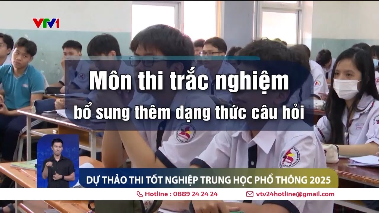 Những điểm mới trong Dự thảo Quy chế thi tốt nghiệp THPT từ năm 2025 | VTV24