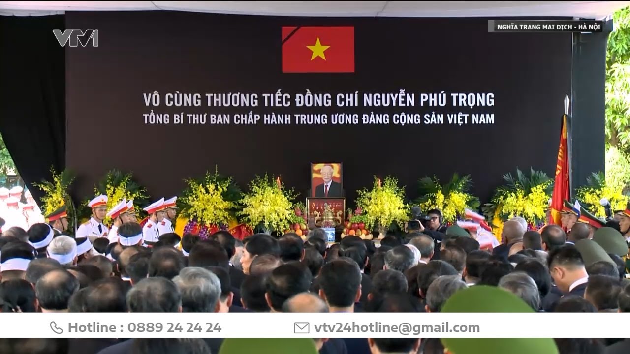 Tiễn biệt Tổng Bí thư Nguyễn Phú Trọng - Nhà lãnh đạo lỗi lạc, trọn đời vì nước, vì dân | VTV24