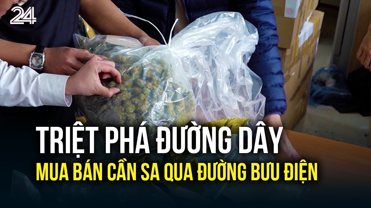 Triệt phá đường dây mua bán cần sa qua đường bưu điện | VTV24