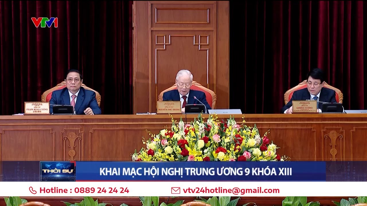 Khai mạc Hội nghị Trung ương 9 khóa XIII | VTV24