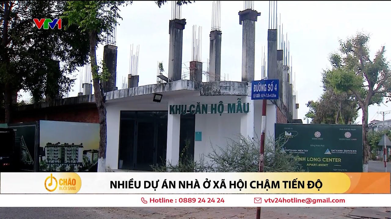 Nhiều dự án nhà ở xã hội chậm tiến độ | VTV24