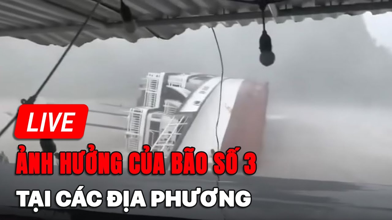 Ảnh hưởng của bão số 3 tại các địa phương | VTV24