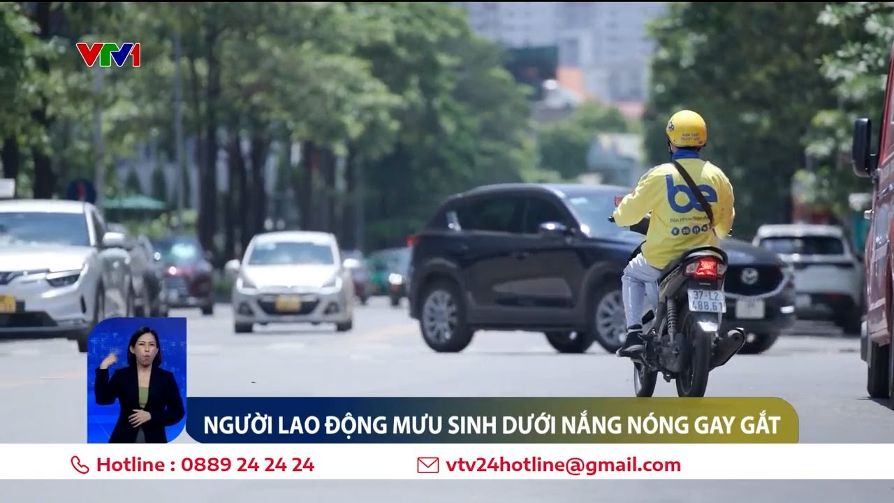 Người lao động mưu sinh dưới nắng nóng gay gắt | VTV24