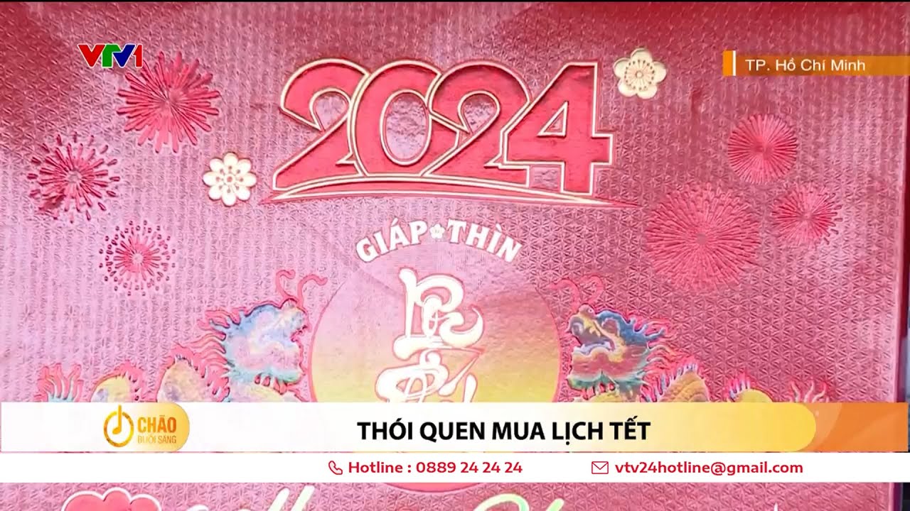 Thói quen mua lịch Tết | VTV24