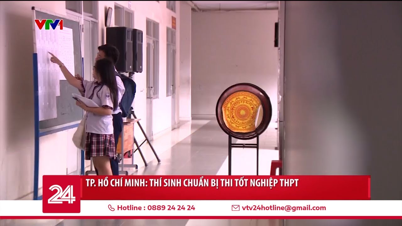 TP. Hồ Chí Minh: Thí sinh chuẩn bị thi tốt nghiệp THPT | VTV24