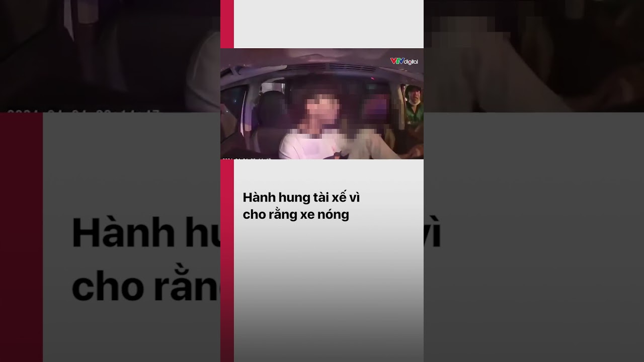 Hành hung tài xế taxi vì cho rằng xe nóng | VTV24