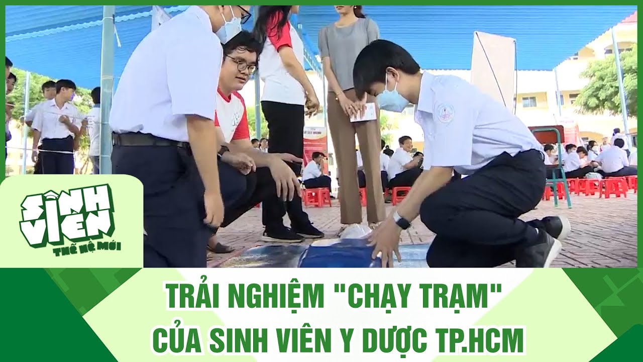 Trải nghiệm "chạy trạm" của sinh viên Y dược TP.HCM