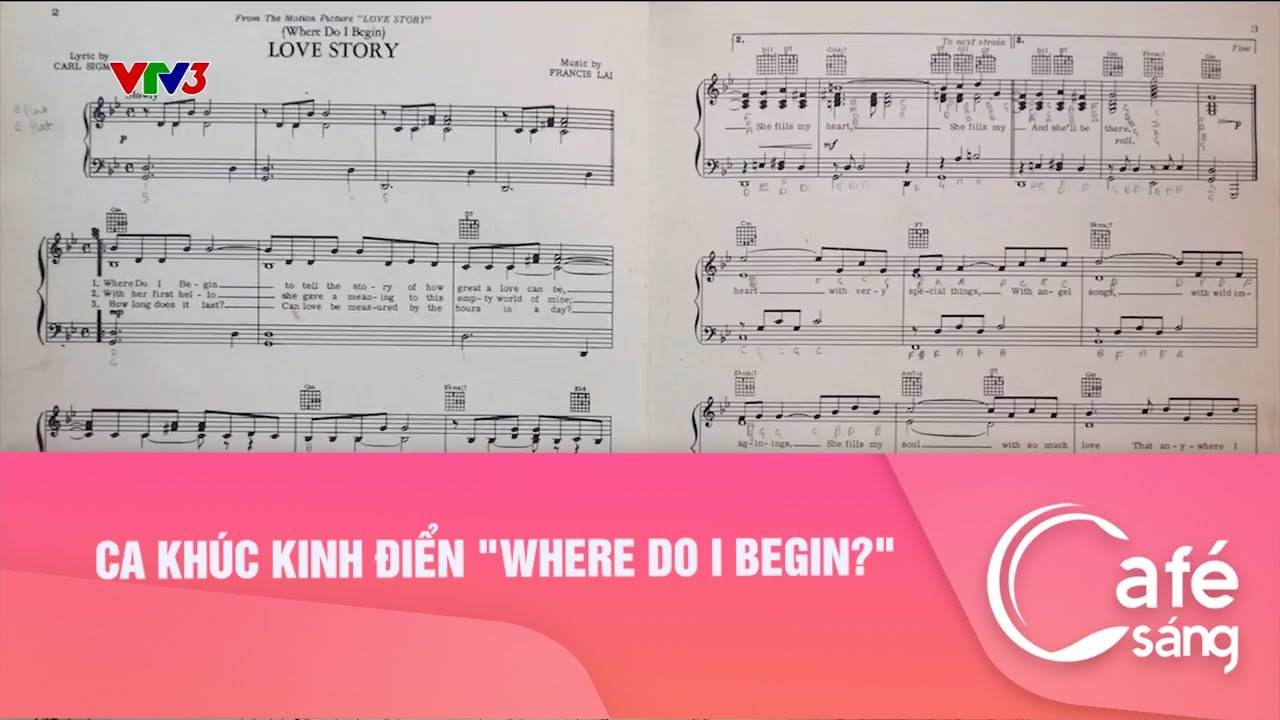 Ca khúc kinh điển "Where do I begin?" | Cà phê sáng với VTV3