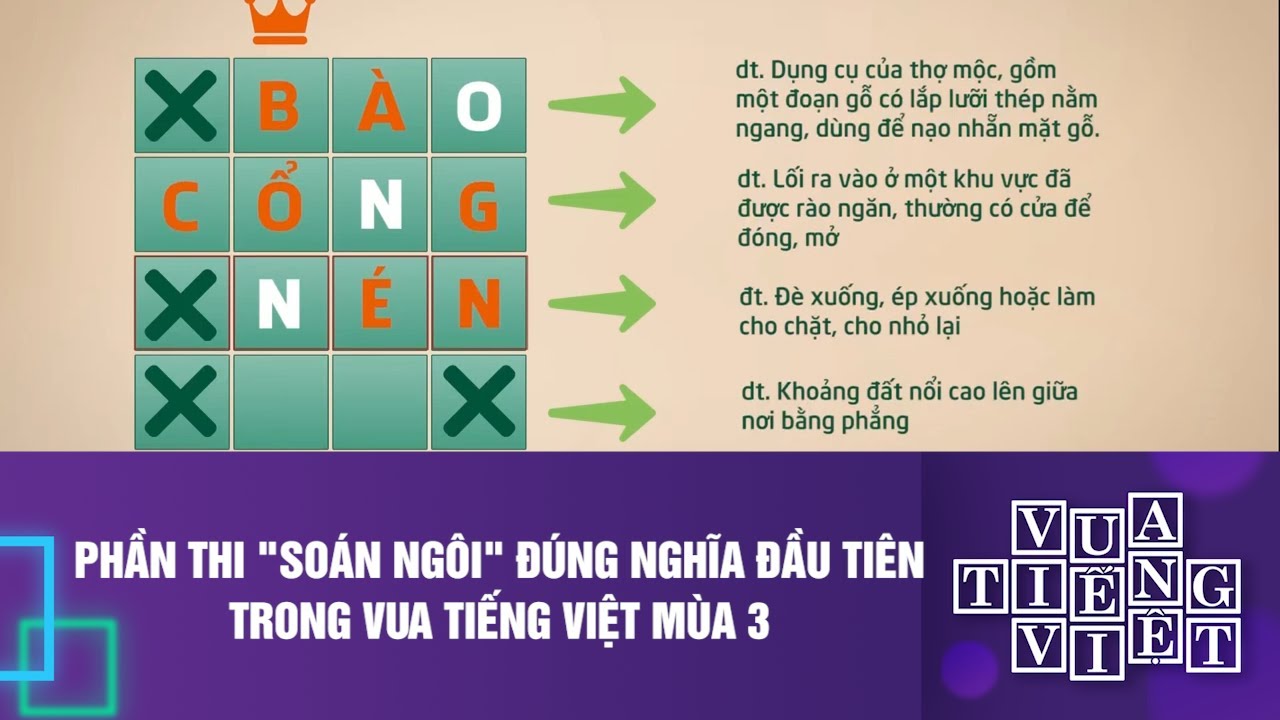 Phần thi "Soán ngôi" đúng nghĩa đầu tiên trong Vua Tiếng Việt mùa 3| Vua Tiếng Việt