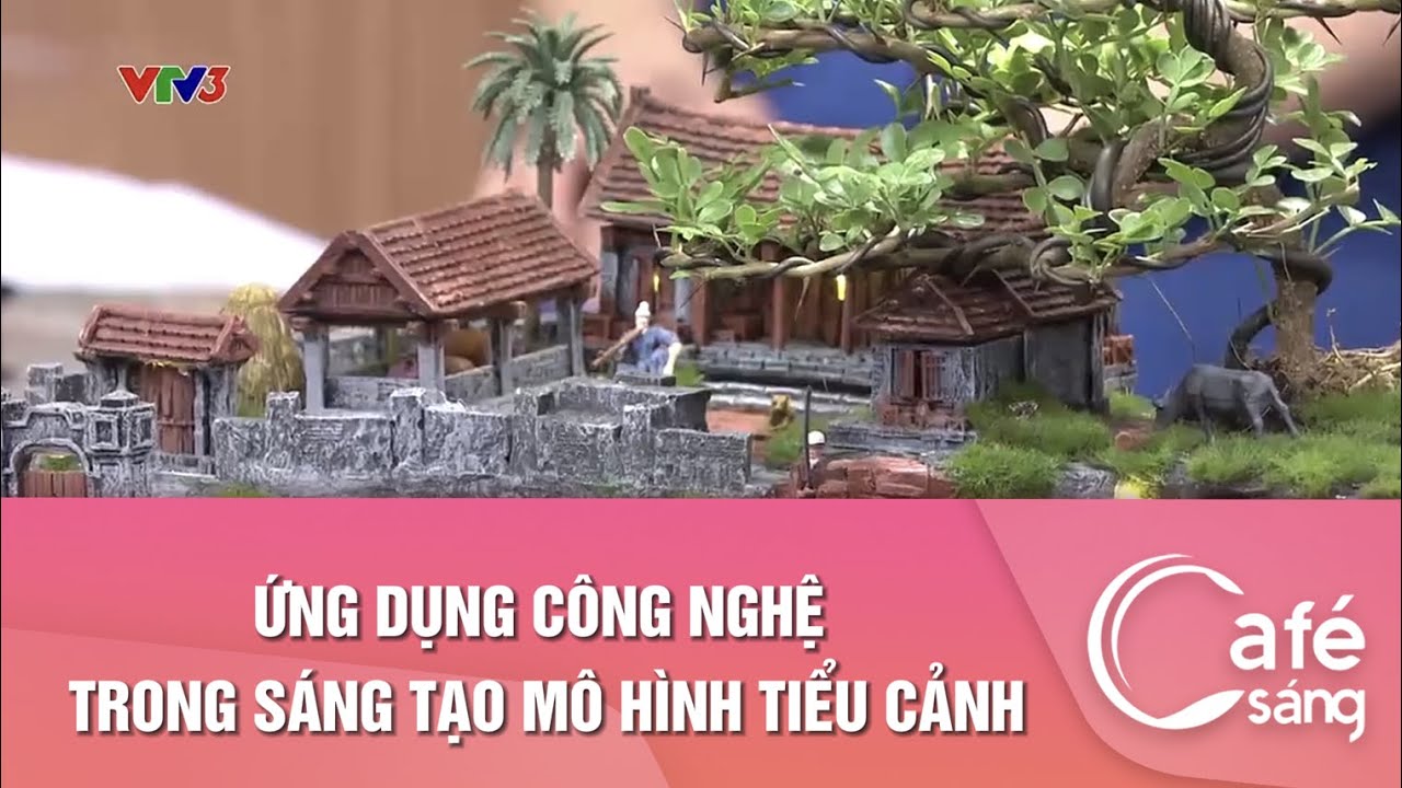 ỨNG DỤNG CÔNG NGHỆ TRONG SÁNG TẠO MÔ HÌNH TIỂU CẢNH | CAFE SÁNG VỚI VTV3