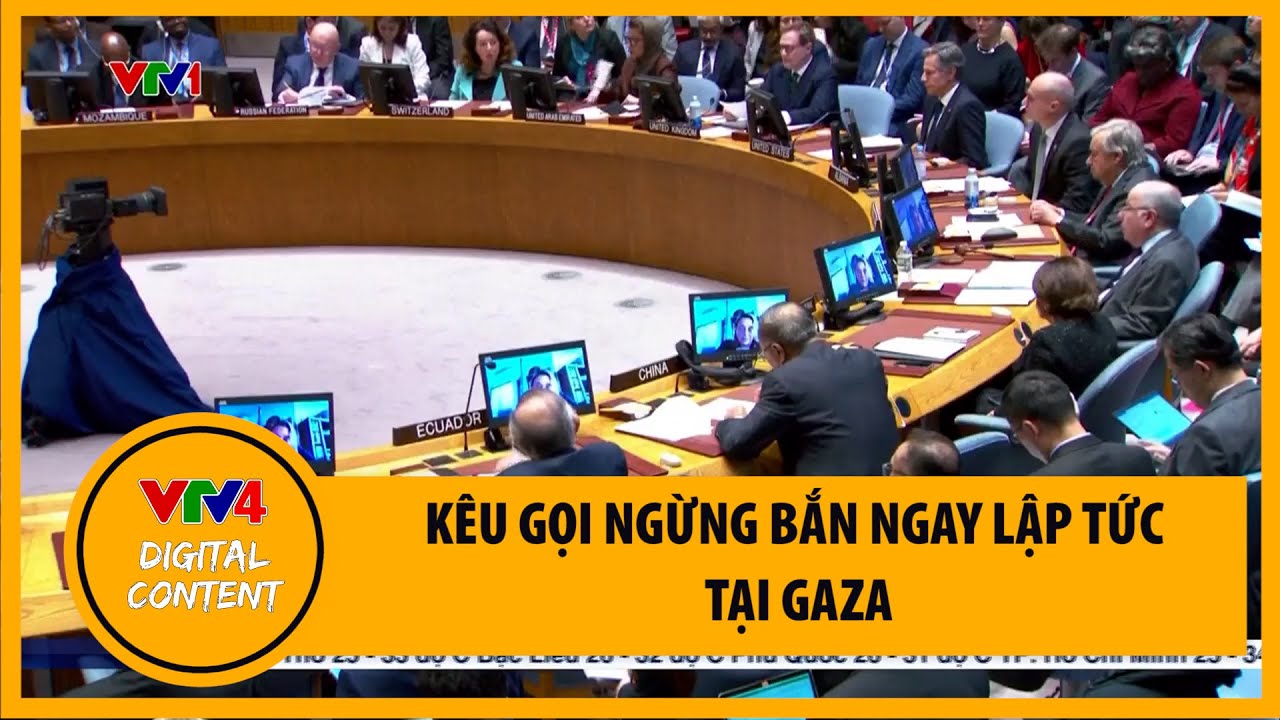 Kêu gọi ngừng bắn ngay lập tức tại Gaza | VTV4