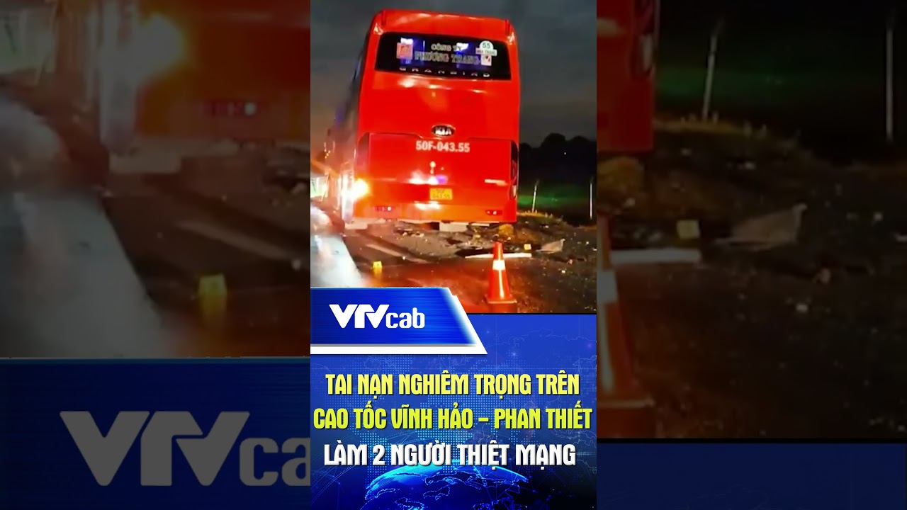 Tai nạn nghiêm trọng trên cao tốc Vĩnh Hảo - Phan Thiết làm 2 người thiệt mạng