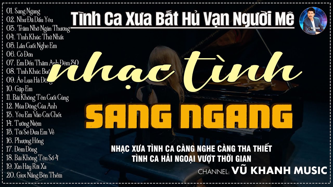 Vũ Khanh | Nhạc Xưa Tình Ca Càng Nghe Càng Tha Thiết, Đắt Giá Vô Cùng | Tình Ca Hải Ngoại Hay