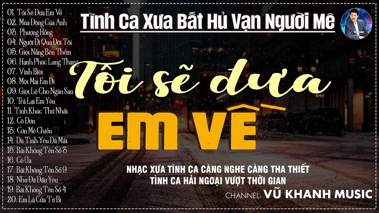 Vũ Khanh | Nhạc Xưa Tình Ca Càng Nghe Càng Tha Thiết, Đắt Giá Vô Cùng | Tình Ca Hải Ngoại Hay