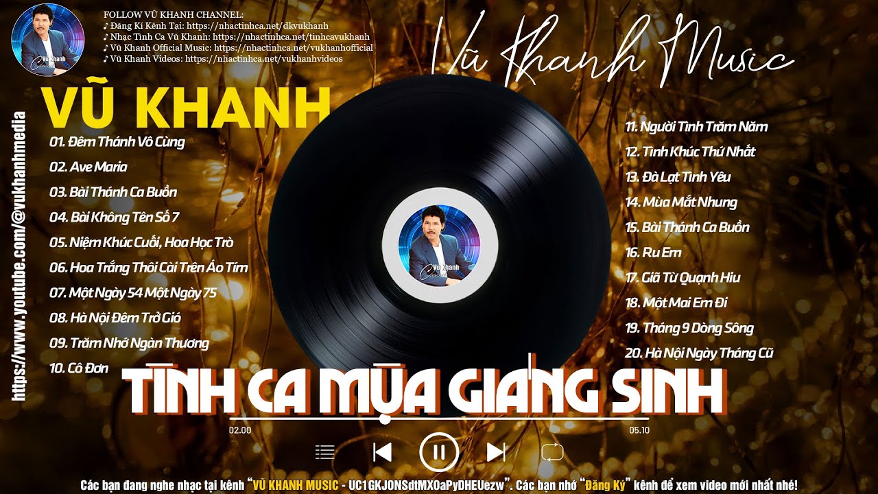 VŨ KHANH - TÌNH CA XƯA PHÒNG TRÀ BẤT HỦ