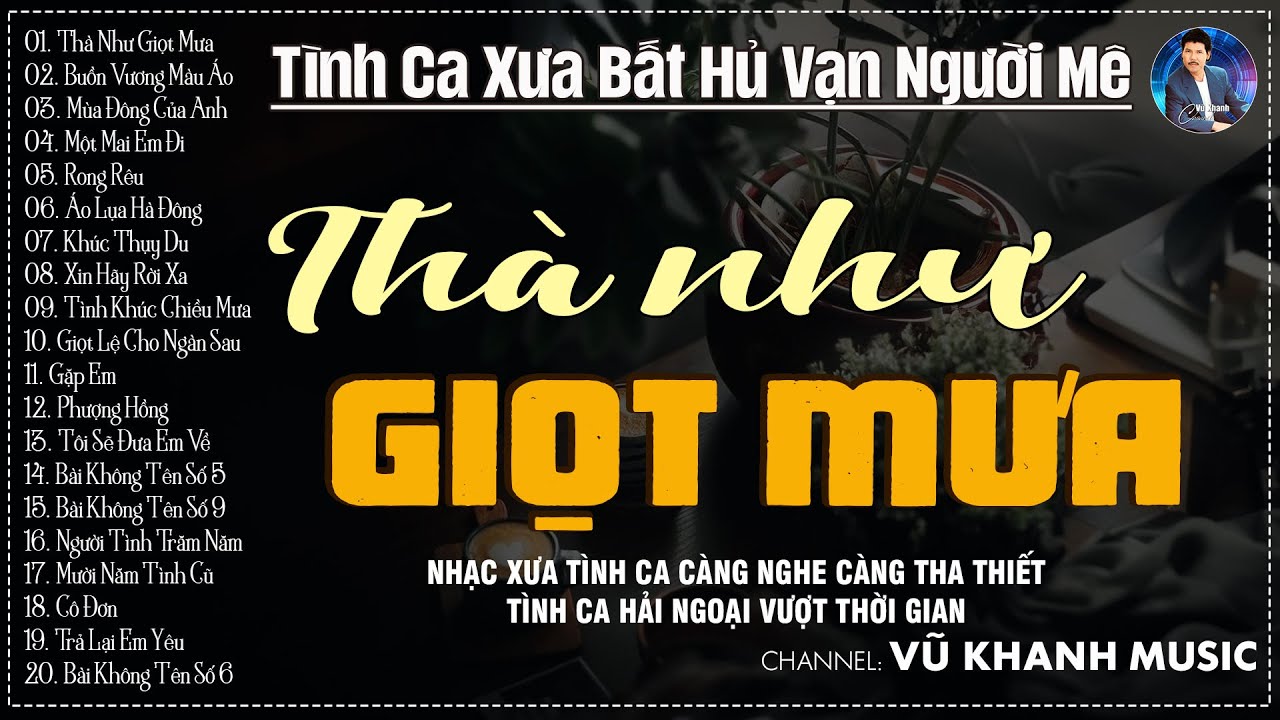 Vũ Khanh | Nhạc Xưa Tình Ca Càng Nghe Càng Tha Thiết, Đắt Giá Vô Cùng | Tình Ca Hải Ngoại Hay