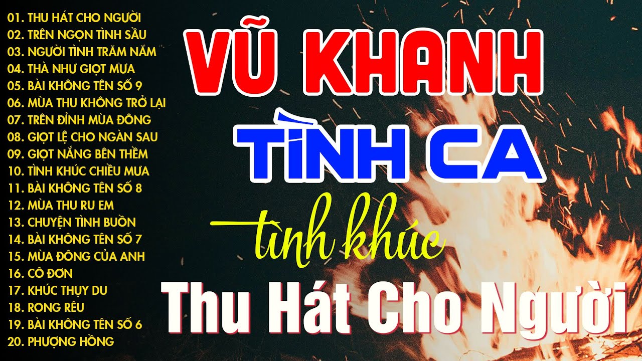 NHẠC LOSSLESS CAO CẤP | VŨ KHANH TÌNH CA- Toàn Bài Hay Bất Hủ ➤ Nhạc Vàng SIÊU KINH ĐIỂN Hay Nhất