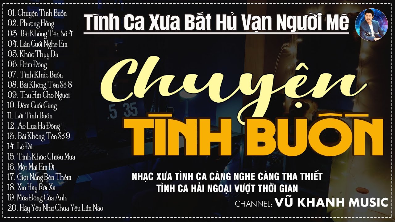 Vũ Khanh | Nhạc Xưa Tình Ca Càng Nghe Càng Tha Thiết, Đắt Giá Vô Cùng | Tình Ca Hải Ngoại Hay