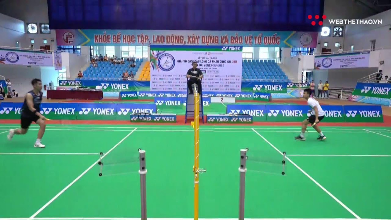 🛑 TRỰC TIẾP |  CHUNG KẾT GIẢI VÔ ĐỊCH CẦU LÔNG CÁ NHÂN QG NĂM 2024 - TRANH GIẢI YONEX - SUNRISE